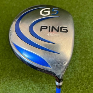 Ping G5 460cc 10.5º Driver, RH, 45" Prolaunch blue 65S Stiff Graphite-Great!