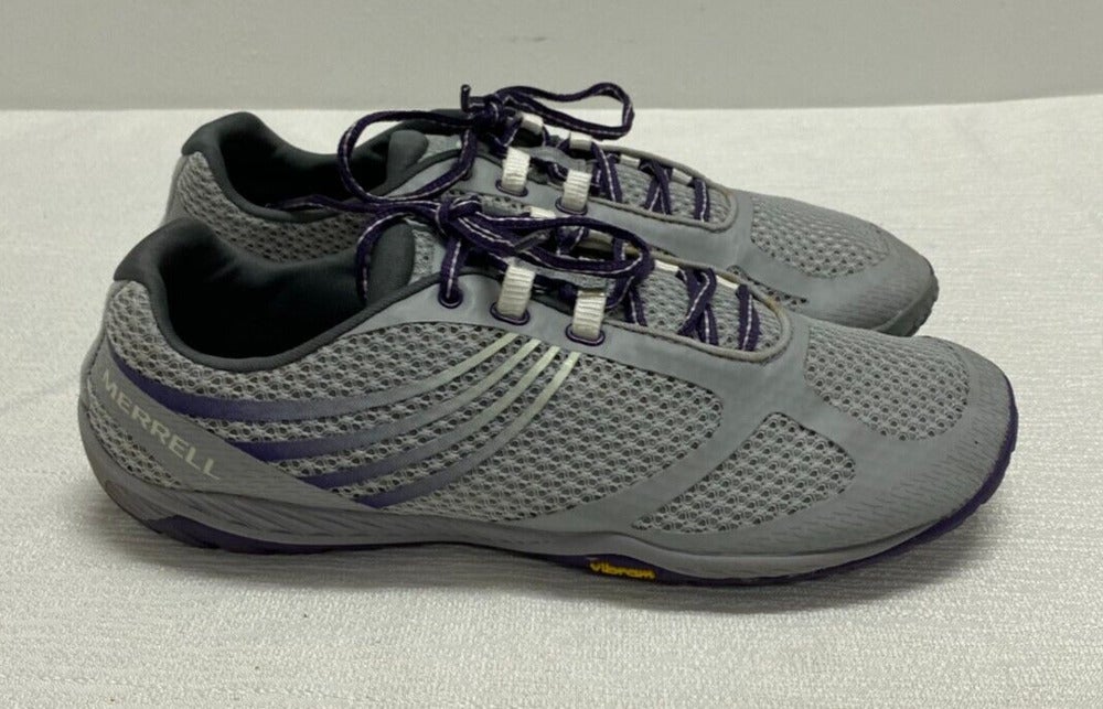 I modsætning til landing søn Merrell Pace Glove 3 Barefoot Running Shoes Gray/Purple US Women's 10 EU 41  | SidelineSwap