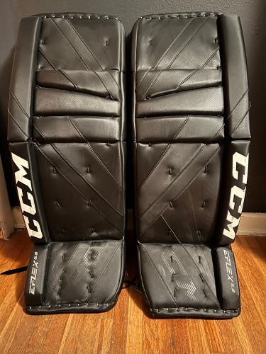 Used 34+1 CCM  Extreme Flex 5.9 Goalie Leg Pads
