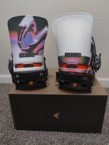 Medium Burton CARTEL X Snowboard Bindings