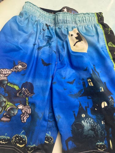 lacrosse Halloween Shorts Boys Large