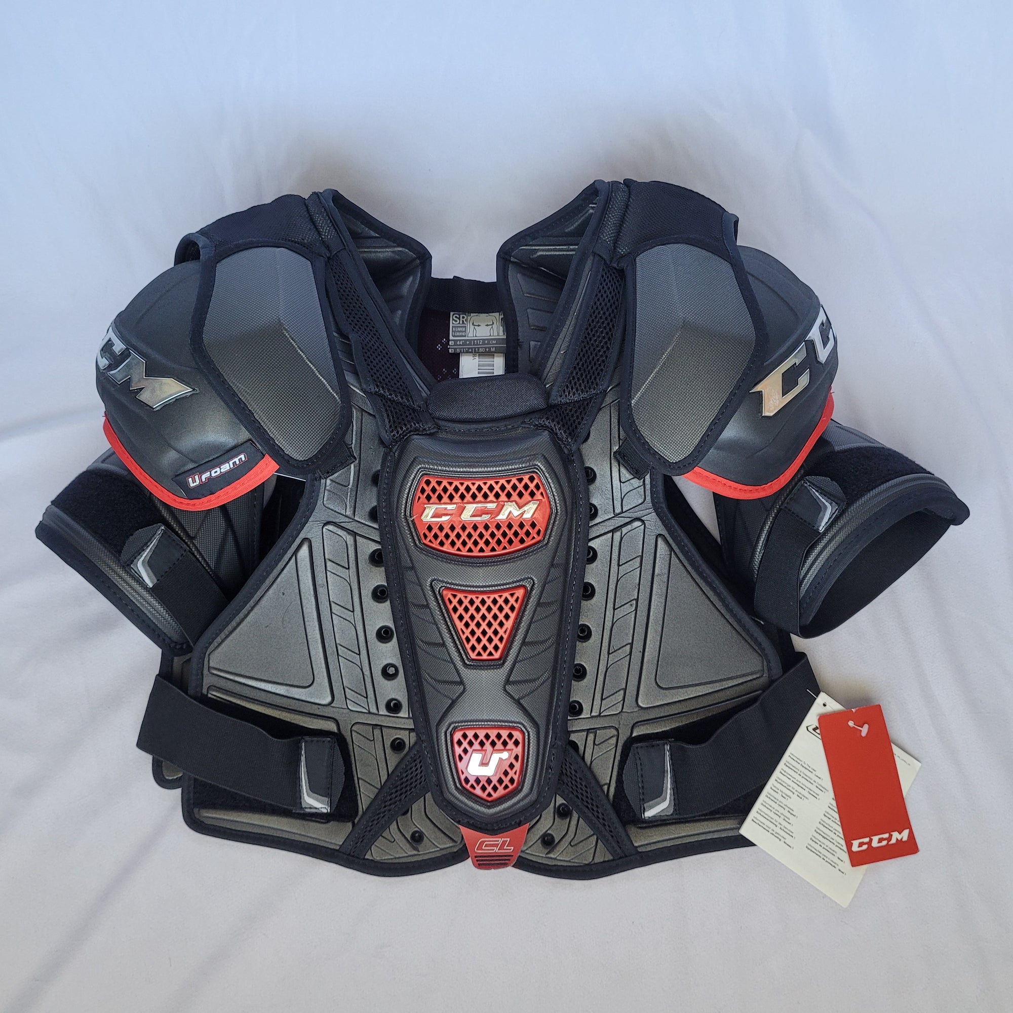 New CCM U+ CL Extra Large Shoulder Pads SidelineSwap