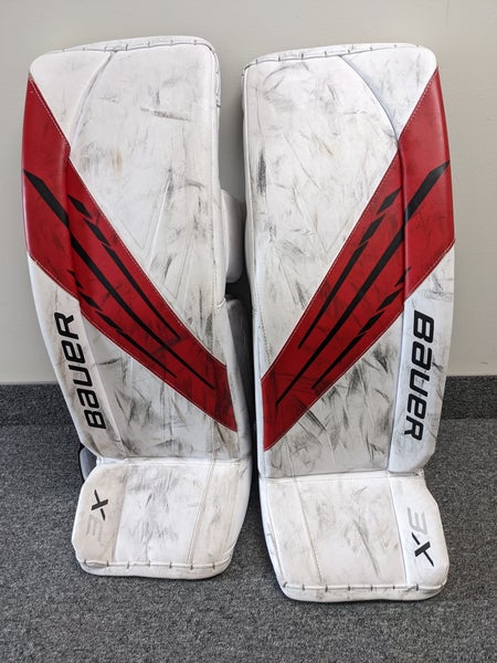Used 32" Intermediate Large Bauer Vapor 3X Goalie Leg Pads