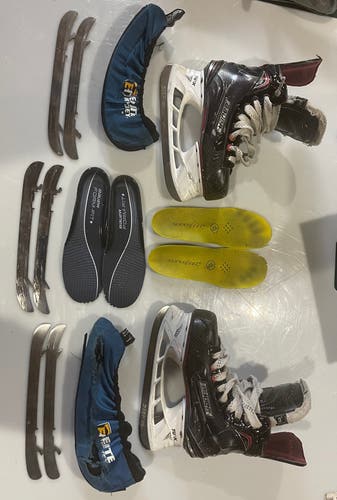 Bauer 3.0 Vapor XLTX PRO+ Hockey Skates - 4 Sets Of Blades - D Width