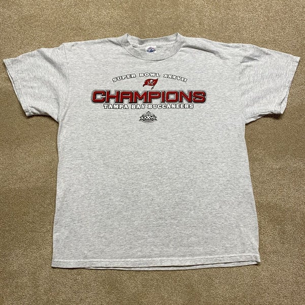 Shirts  Tampa Bay 203 Super Bowl Championships Grey Red Medium