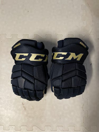 Blue Jackets CCM 14" Pro Stock HGTK Gloves