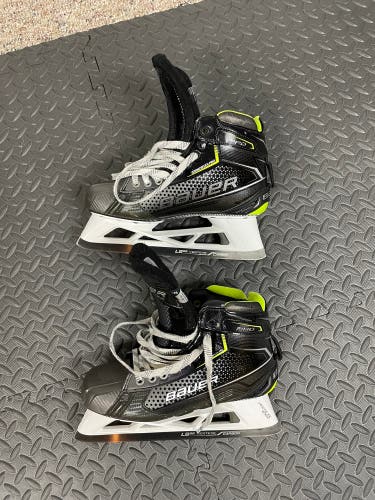 Used Bauer Size 9 Pro Hockey Goalie Skates