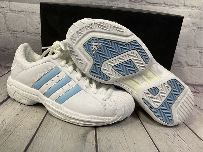 Adidas Superstar Womens Basketball 6 White Blue New With Box | SidelineSwap