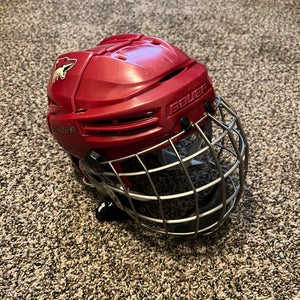 Bauer Re-Akt 100 Small Helmet Combo Coyotes red