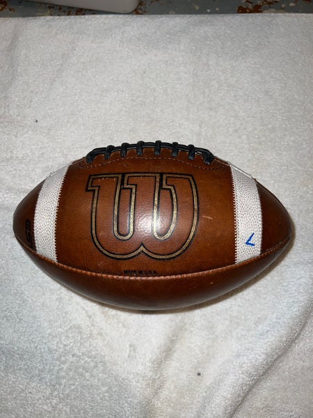 Wilson GST Leather Football, Broken In Footballs