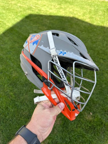 Orange And Gray Vail Cascade R Helmet