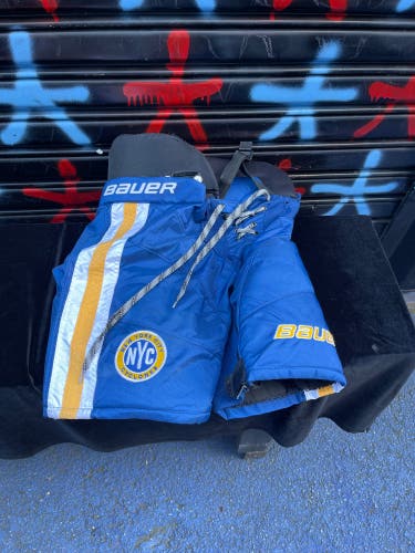 Bauer medium Sabres color hockey pants