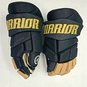 Warrior Alpha Pro Plus Vegas Gloves Black/Gold (Multiple Sizes)