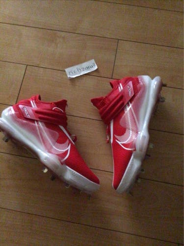 Men Nike Force Zoom Mike Trout 7 Baseball Cleats Red White CI3134-602 SZ 9.5