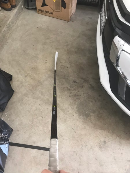 Sam Steel Game used Pro stock hockey stick custom curve
