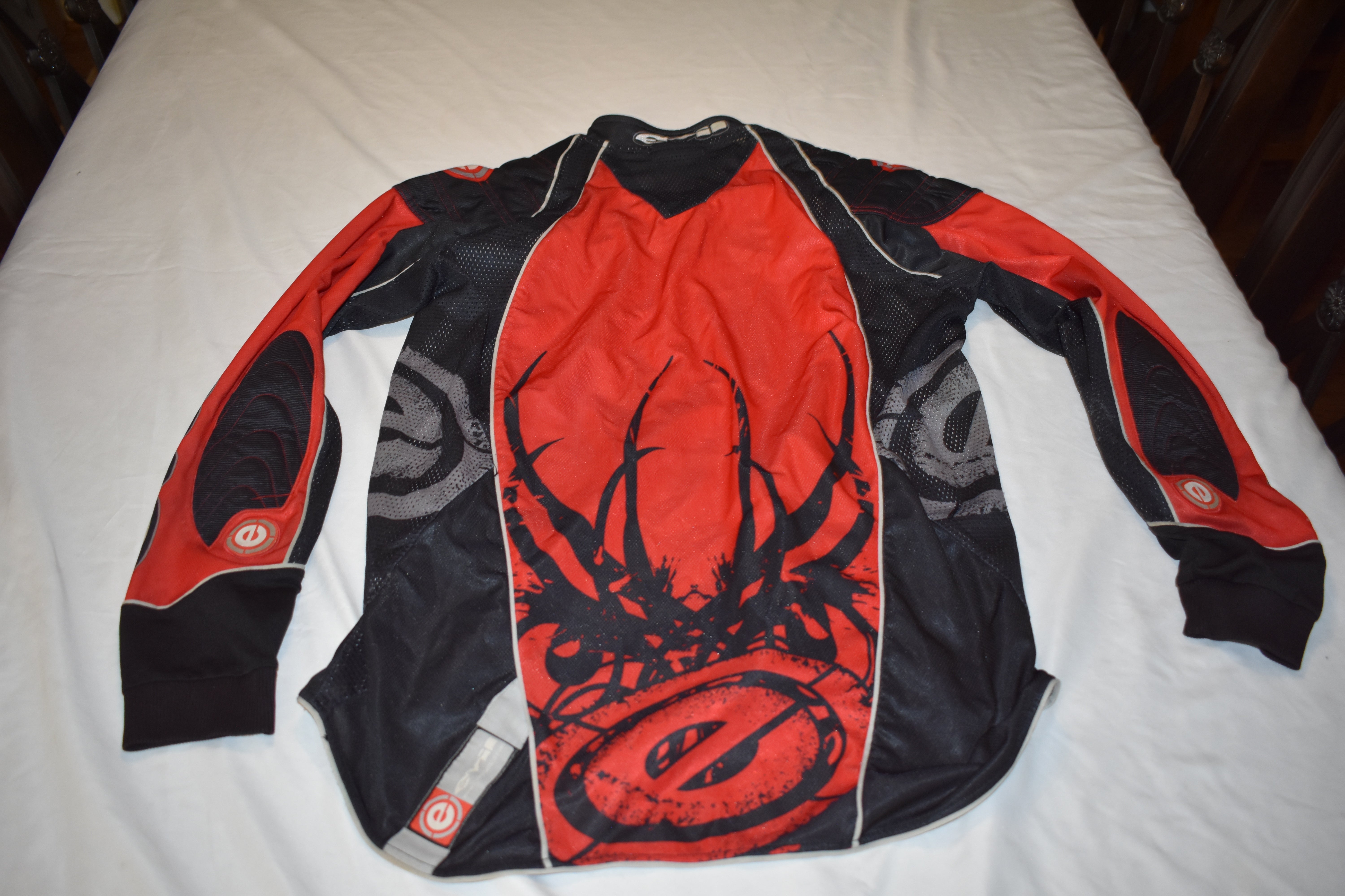 Empire Jersey Adult Small Red Black Paintball Jersey Mens