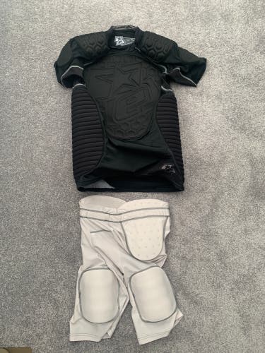 Football Shirt Body Armor And Pants Girdle