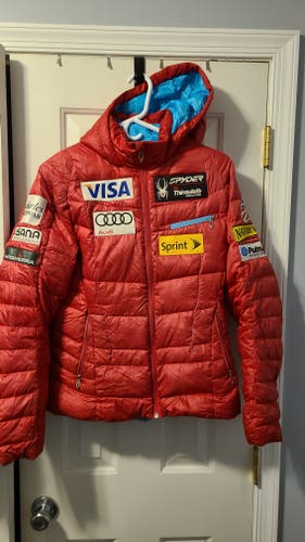 Women's US Ski Team puffer jacket