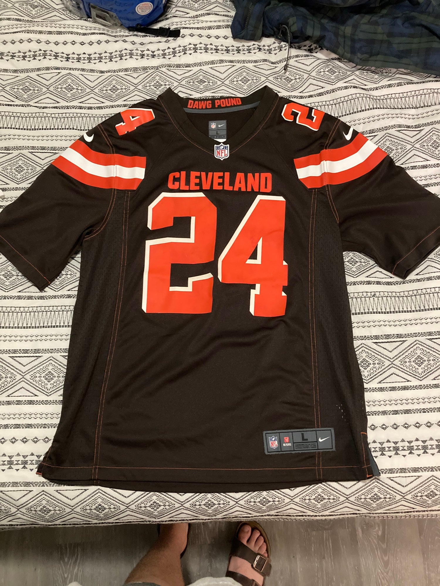 Nike Cleveland Browns Nick Chubb Jersey Large