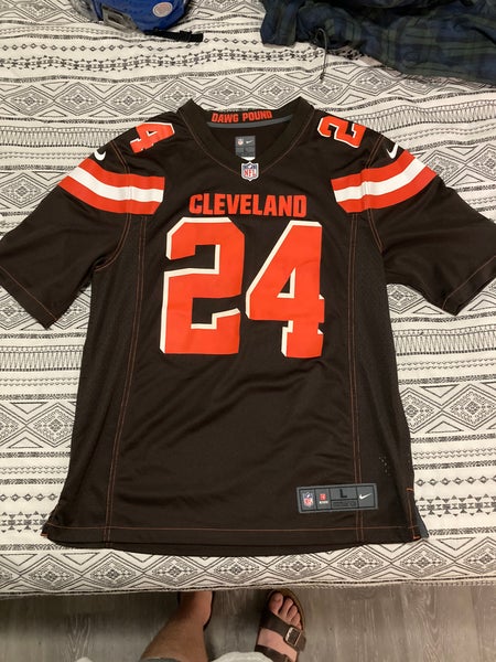 Nike Youth Cleveland Browns Nick Chubb #24 Brown Game Jersey