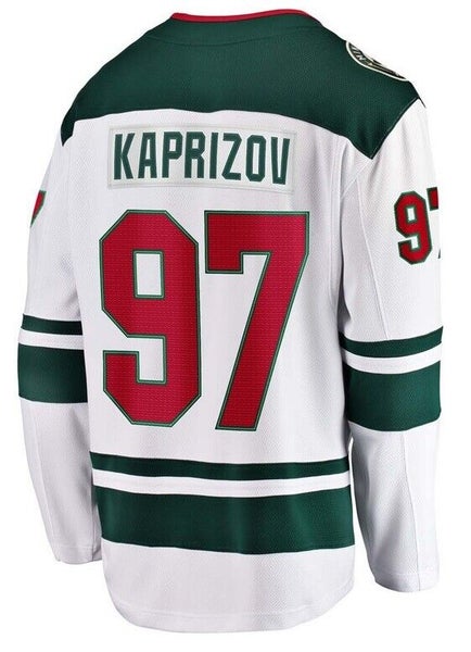 2022 Kirill Kaprizov Minnesota Wild 97 Fantics NHL Hockey Jersey Mens White  Road