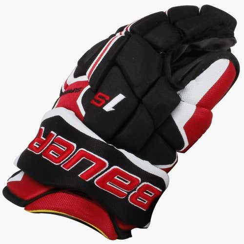 Bauer Supreme 1S Senior Hockey Gloves 13" Blk/Red/Wht