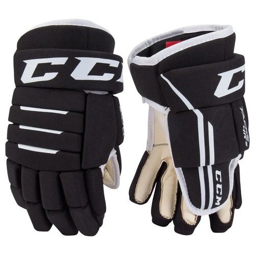 CCM Tacks 4R2 Senior Hockey Gloves Blk/Wht