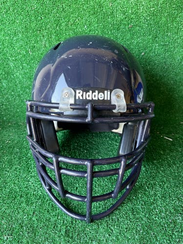 Adult Large - Riddell Speed Football Helmet - Navy Blue