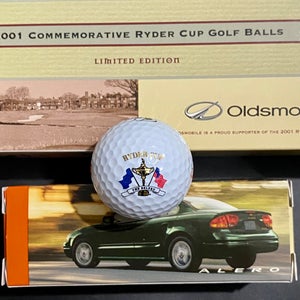 2001 RYDER CUP BLEFRY PGA TOUR GOLF BALLS (Complete Dozen)