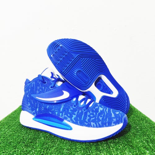 Nike KD 14 TB Game Royal Basketball Shoes Blue White DM5040-401 Size 8