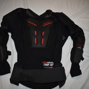 EVS Comp Suit Ballistic Jersey Motocross Protection, Black/Red, Large - great Condition!