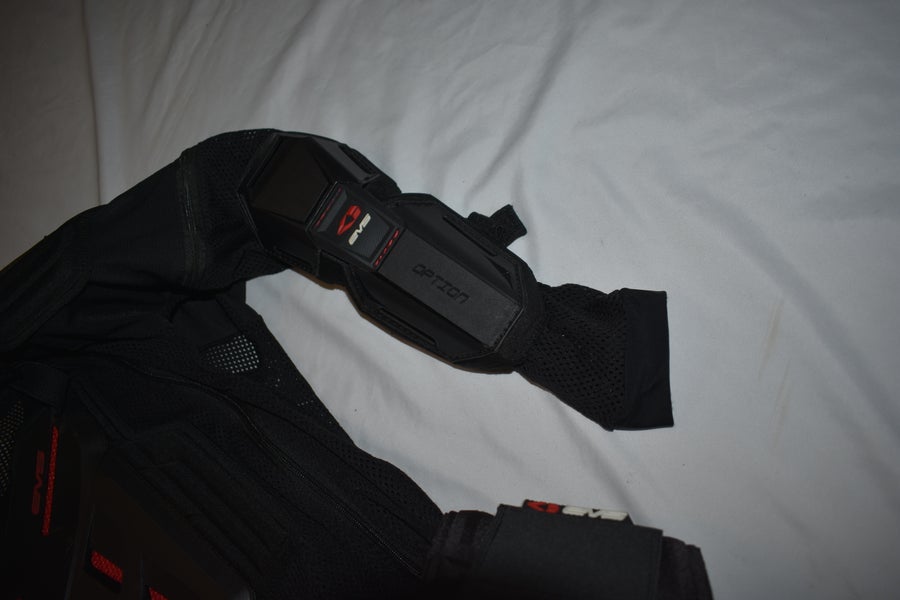 EVS Comp Suit Ballistic Jersey Motocross Protection, Black/Red, Large - great Condition!