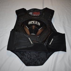 Speed and Strength Lunatic Fringe Protective Riding Vest, Black, L/XL - Great Condition!
