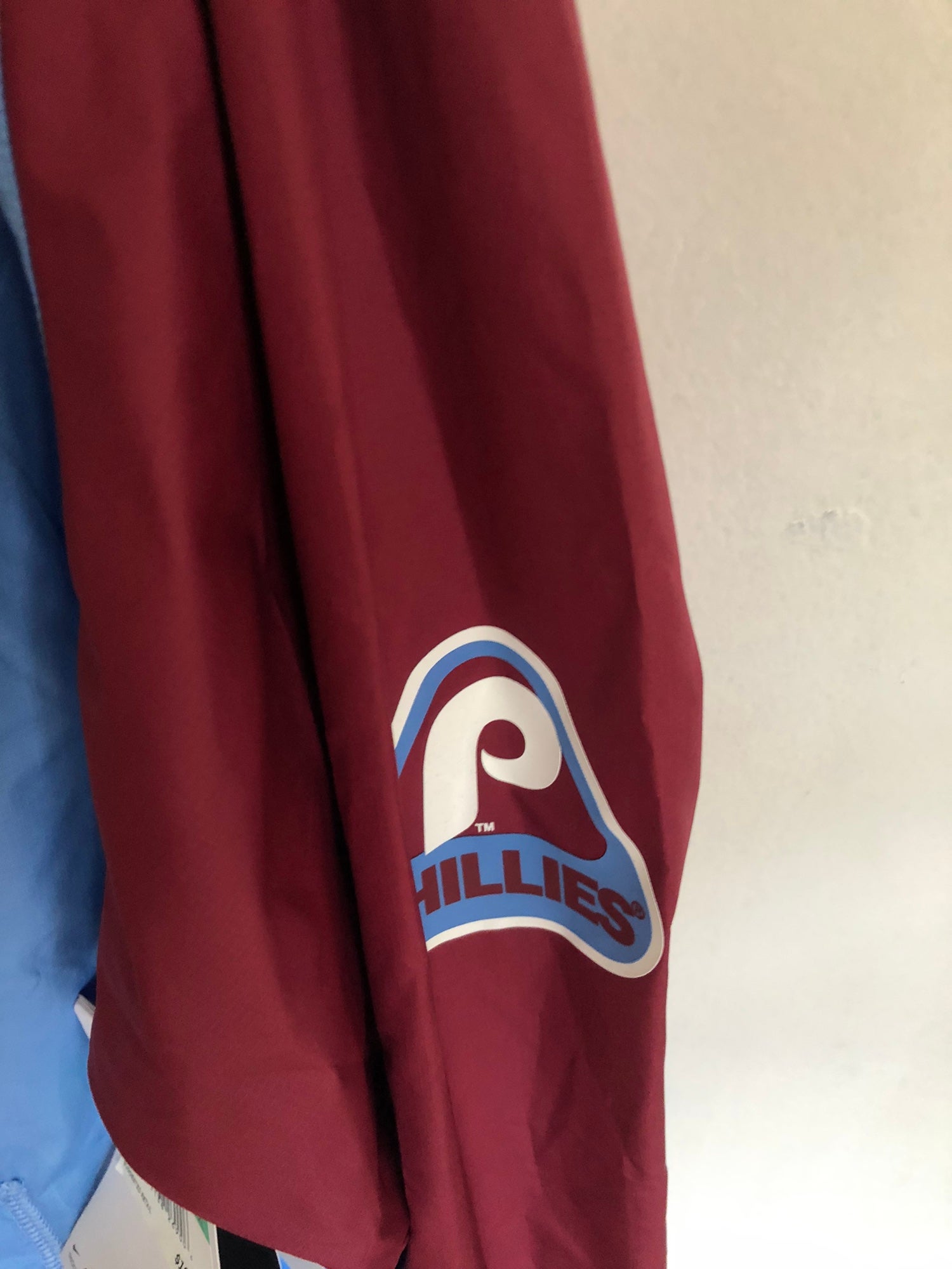 Nike Overview (MLB Philadelphia Phillies) Men's 1/2-Zip Jacket.