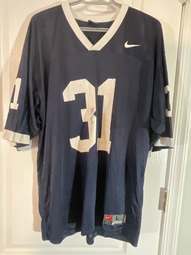 VINTAGE NIKE PENN STATE NITTANY LIONS #31 LARGE BLUE JERSEY
