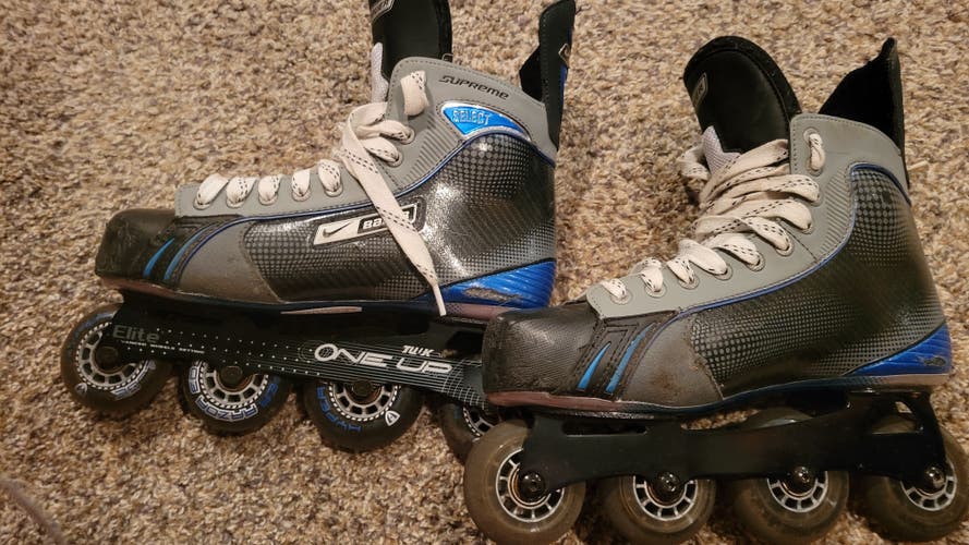 Used Bauer Supreme Inline Skates Regular Width Size 10