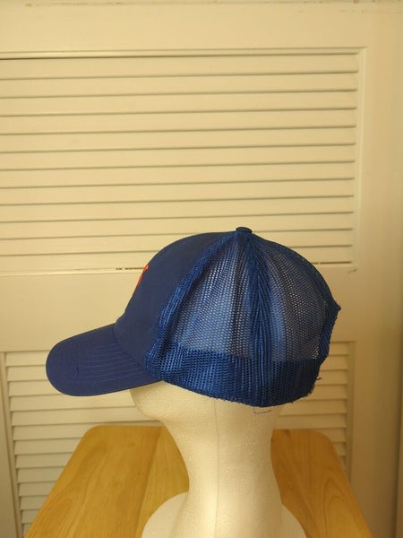 Vintage NEW YORK NY METS Hat Twins Enterprise Mesh Snapback Blue w Green  Bill