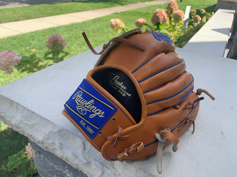 LIKE NEW NEVER USED OUTDOORS Rawlings Left Hand Throw Outfield HOH Baseball Glove 12.75"