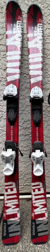 Used Kid's Volkl All Mountain Skis 130cm With Bindings