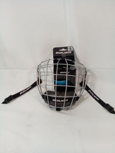 Bauer Profile II Senior Hockey Cage Small Silver - New