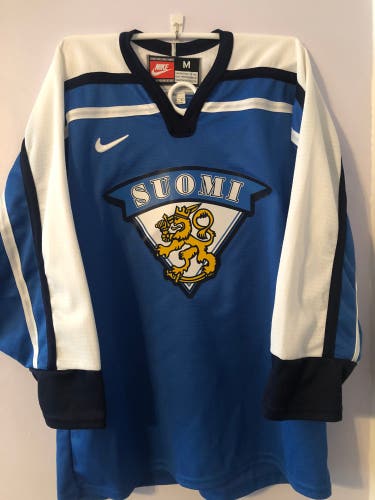 1998 Finland Suomi Olympic hockey jersey