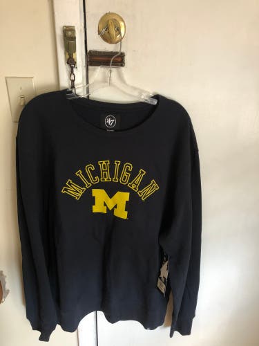 Michigan Wolverines 47 Brand Men’s NCAA Crew Sweatshirt XXL
