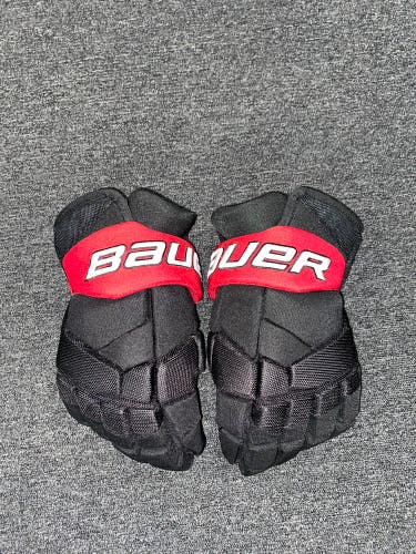 Great Condition Bauer 14" Pro Stock Supreme 2S Pro Gloves