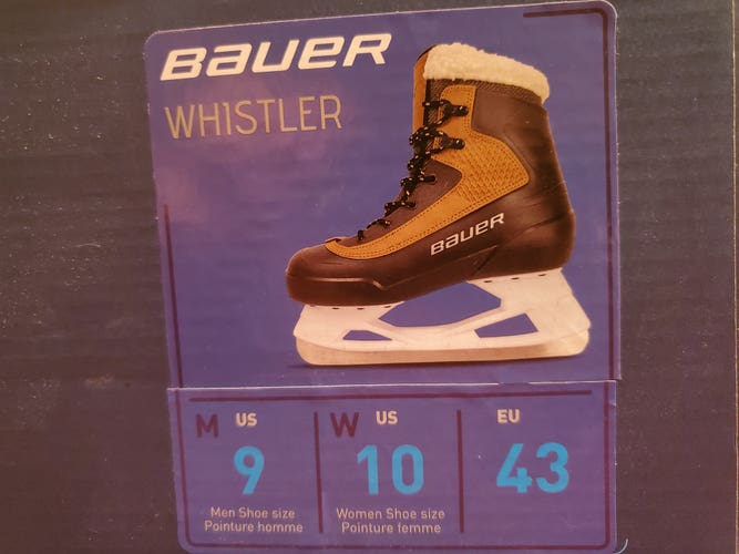 Senior Used Bauer Whistler Hockey Skates Regular Width Size 9