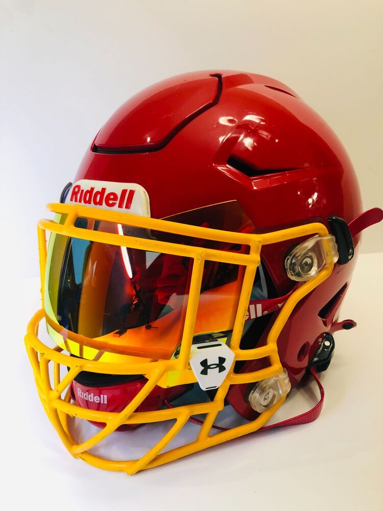 2020 Adult Large Riddell Speedflex Red Football Helmet. New Shoc Zero