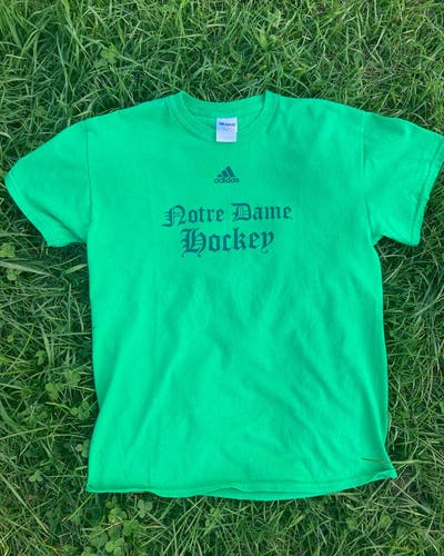 Notre Dame Hockey Adidas T-shirt Medium