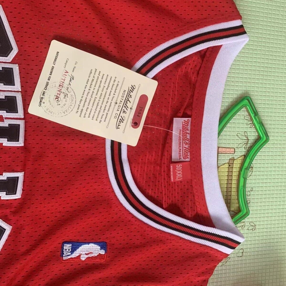 Buy Mitchell & Ness Chicago Bulls Michael Jordan #23 NBA Jersey Prem Gold  with crypto