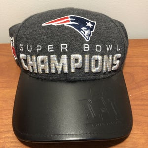 New England Patriots Hat Cap Strapback Black Champions Super Bowl NFL Football