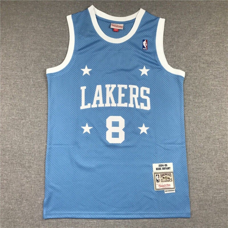 Los Angeles Lakers Kobe Bryant 2004-2005 #8 Jersey Light Blue in