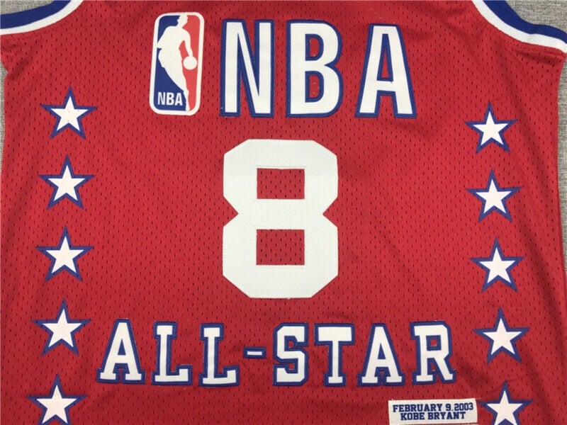 2003 NBA All Star Jersey No 8 worn by Kobe Bryant in The Last